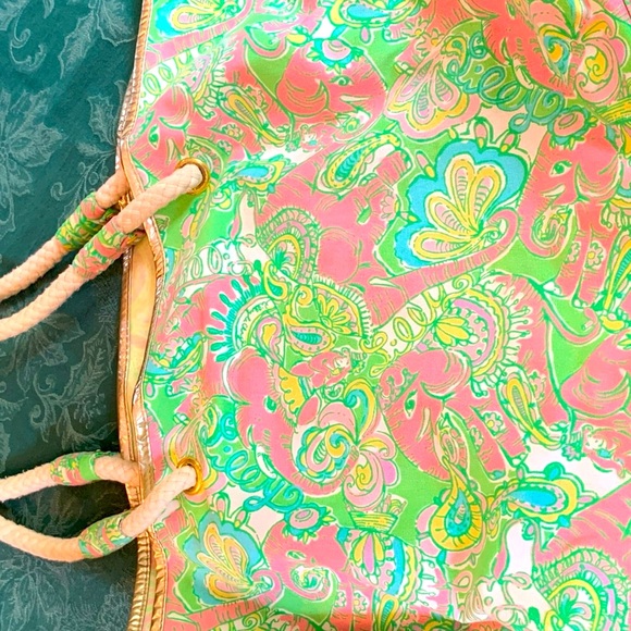 Lily Pulitzer canvas bag 🐠🩵🌸🏝️✨ - Picture 5 of 9